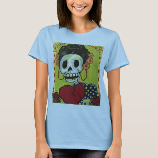 dia de los muertos muertos skeleton lady shirt