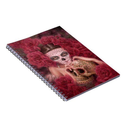 Dia de los Muertos Notebook Notitieboek (Rechterzijde)