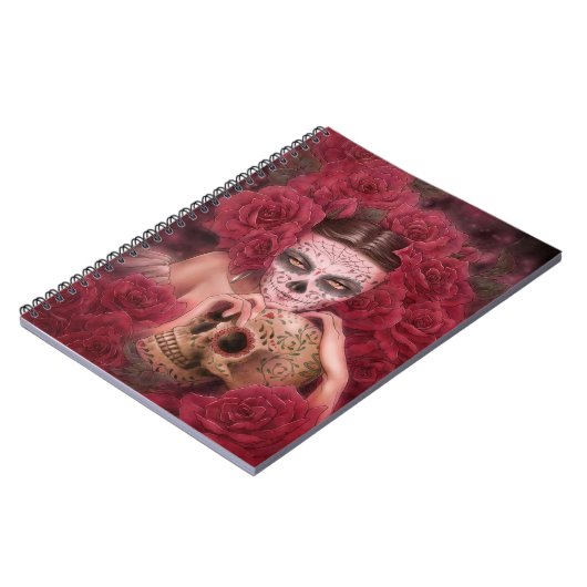 Dia de los Muertos Notebook Notitieboek (Linkerzijde)
