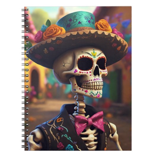 Dia de los Muertos  Notitieboek (Voorkant)