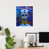 DIA DE LOS MUERTOS NURSE POSTER (Thuiskantoor)
