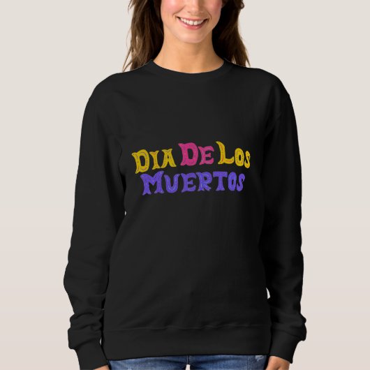 Dia De Los Muertos-ontwerp Trui (Voorkant)