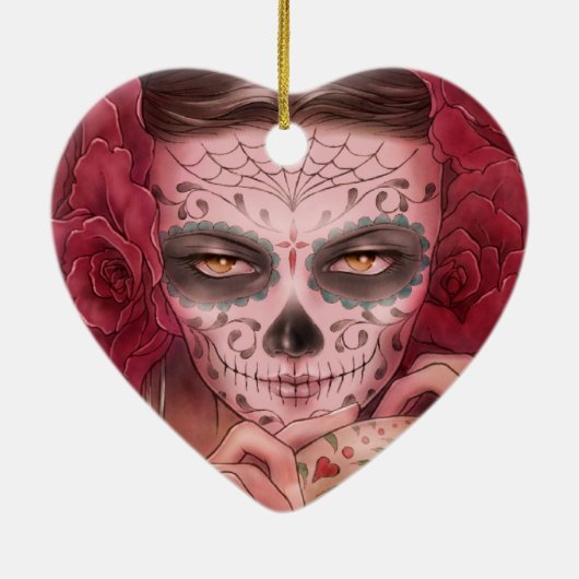 Dia de los Muertos Ornament (Achterkant)