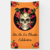 Dia De Los Muertos Party Spandoek (Verticaal)