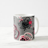 Dia de los Muertos: patroon Koffiemok (Voorkant rechts)