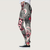 Dia de los Muertos: patroon Leggings (Links)