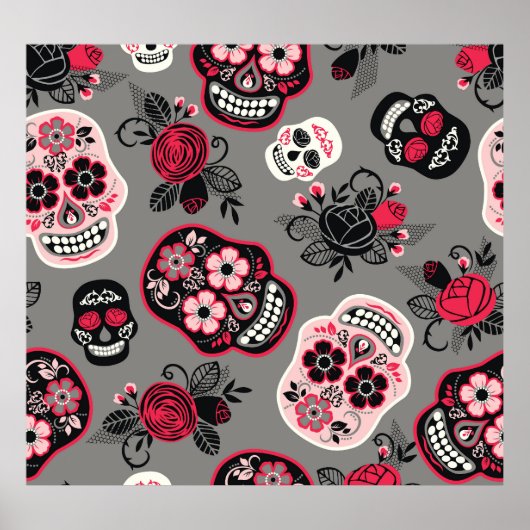 Dia de los Muertos: patroon Poster (Voorkant)