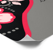Dia de los Muertos: patroon Poster (Hoek)