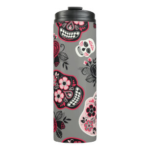 Dia de los Muertos:  patroon Thermosbeker