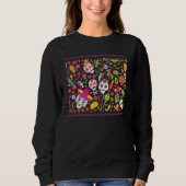 Dia de los Muertos Pattern koelt de Mexicaanse dag Trui (Voorkant)