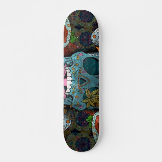 Dia De Los Muertos Persoonlijk Skateboard (Voorkant)