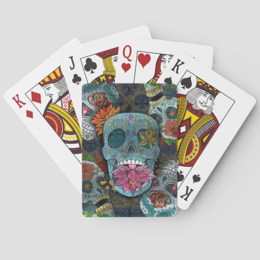 Dia De Los Muertos Pokerkaarten (Achterkant)
