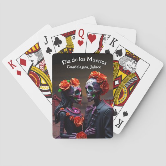 Dia de los Muertos Pokerkaarten (Achterkant)