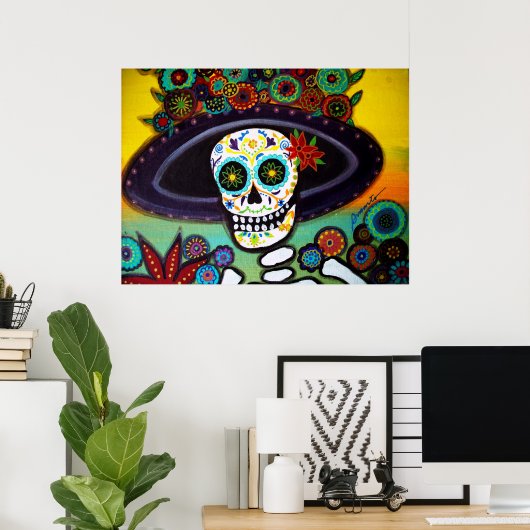 Dia de los muertos poster (Thuiskantoor)