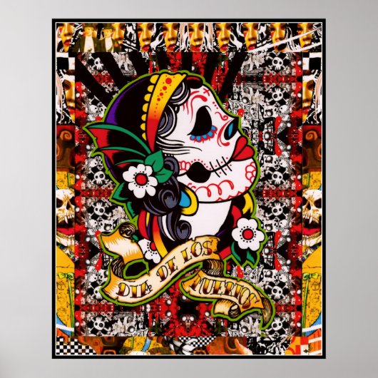 Dia De Los Muertos Poster (Voorkant)