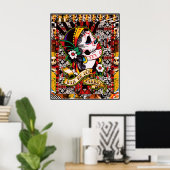 Dia De Los Muertos Poster (Thuiskantoor)