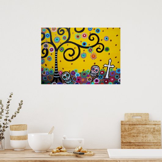 DIA DE LOS MUERTOS POSTER (Keuken)