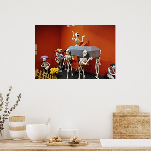 Dia de los Muertos Poster (Keuken)