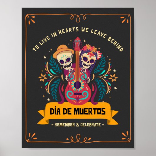 Dia De Los Muertos Poster (Voorkant)