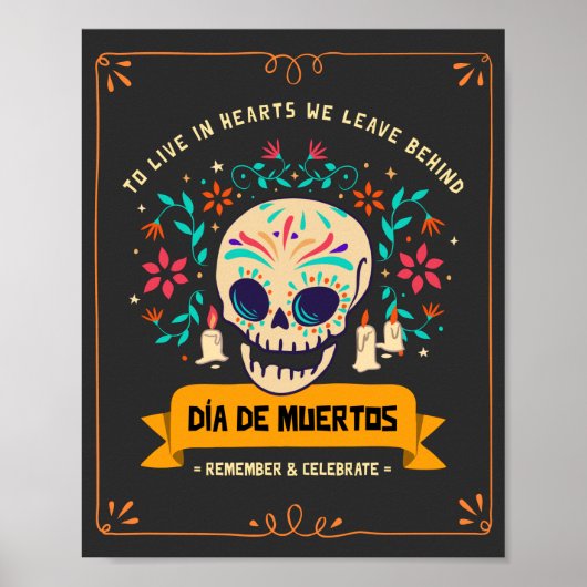 Dia De Los Muertos Poster (Voorkant)