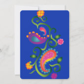 DIA DE LOS MUERTOS QUINCEAÑERA INVITATIE KAART (Achterkant)