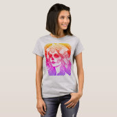 Día De Los Muertos, regenbogenfarben T-shirt (Voorkant volledig)