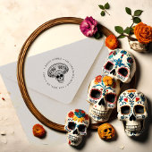 Día de Los Muertos | Retouradresstempel Rubberstempel