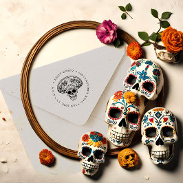 Día de Los Muertos | Retouradresstempel Rubberstempel
