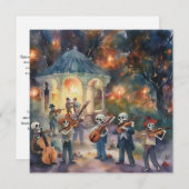 "Dia de los Muertos", ritmes van de viering Kaart (Voorkant / Achterkant)