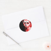 dia de los muertos ronde sticker (Envelop)