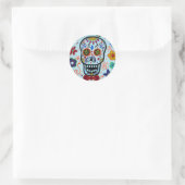DIA DE LOS MUERTOS RONDE STICKER (Tas)