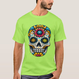Dia de los Muertos schedel 11 T-shirt