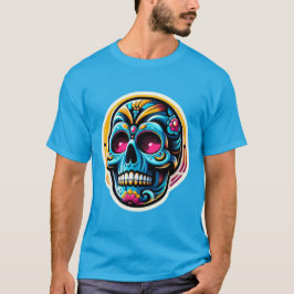 Dia de los Muertos schedel 2 T-shirt