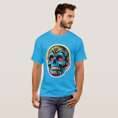 Dia de los Muertos schedel 2 T-shirt (Voorkant volledig)