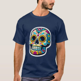 Dia de los Muertos schedel 3 T-shirt
