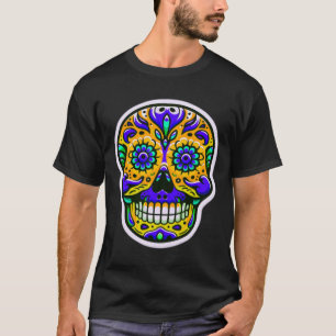Dia de los Muertos schedel 8 T-shirt