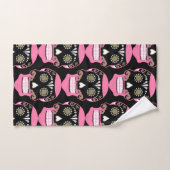 Día de los Muertos Schedel Print Bad Handdoek (Handdoek)