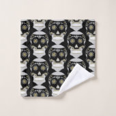 Día de los Muertos Schedel Print Bad Handdoek (Wasdoekje)