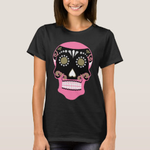 Día de los Muertos Schedel Print T-shirt