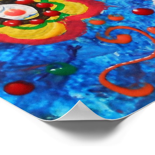 Dia de los Muertos Seahorse Poster (Hoek)