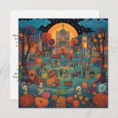 Dia de los Muertos, sereniteit onder maanlicht Kaart (Voorkant / Achterkant)