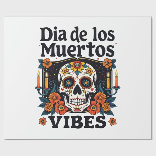 Día De Los Muertos Sfeer Oaxaca Dag van de Doden Cadeaupapier (Vlak)