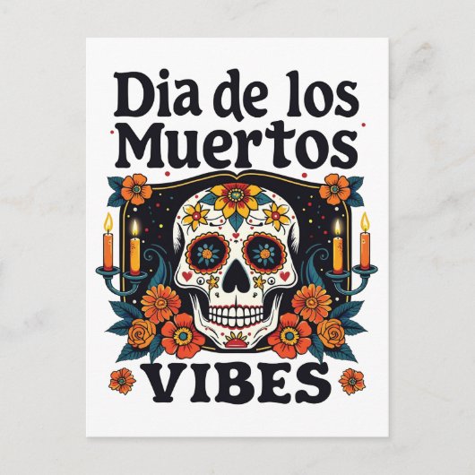 Día De Los Muertos Sfeer Oaxaca Dag van de Doden  Feestdagenkaart (Voorkant)
