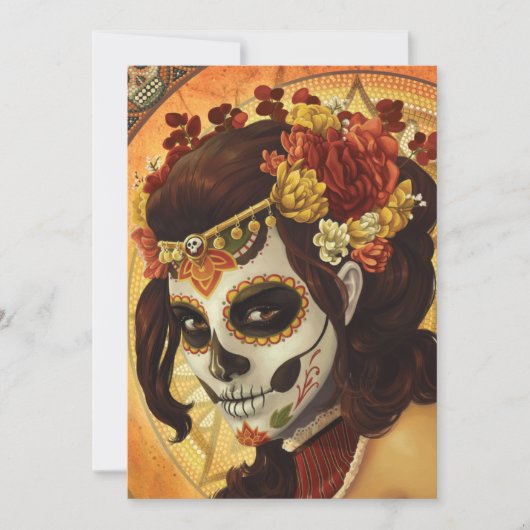 Dia De Los Muertos Sierkussen (Voorkant)