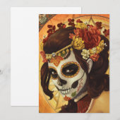 Dia De Los Muertos Sierkussen (Voorkant / Achterkant)