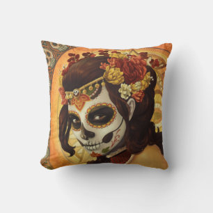 Dia De Los Muertos Sierkussen