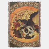 Dia De Los Muertos Sierkussen Deken (Voorkant Verticaal)