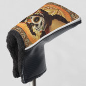 Dia De Los Muertos Sierkussen Golfheadcover (3/4 voorkant)