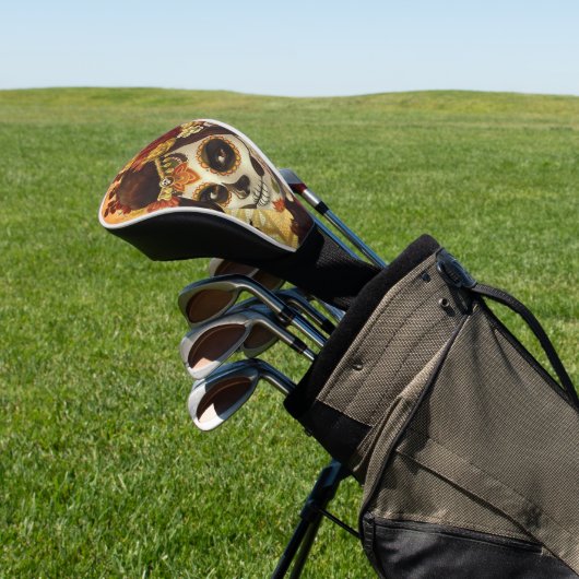 Dia De Los Muertos Sierkussen Golfheadcover (Insitu)