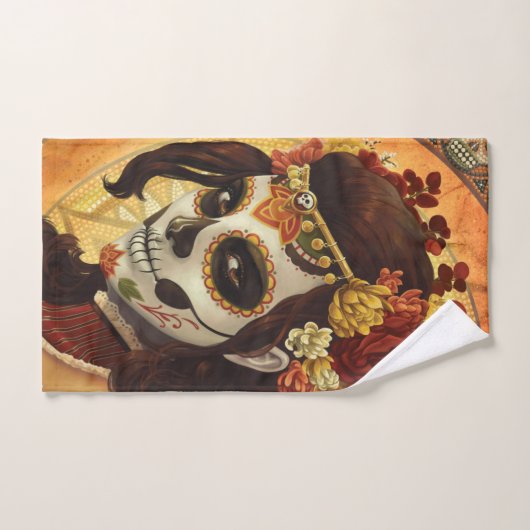 Dia De Los Muertos Sierkussen Handdoek (Handdoek)